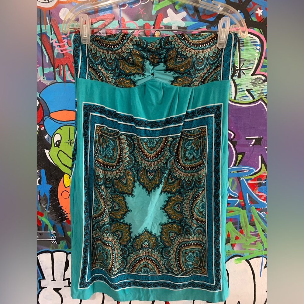 Long shirt / shirt tube top dress